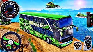 Army In Pakistan Soldier Bus Driving Simulator - US Offroad Transport Duty Driver - Android GamePlay screenshot 1