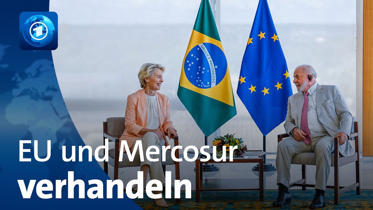 EU hofft auf Handelsabkommen mit Mercosur noch in diesem Jahr - YouTube