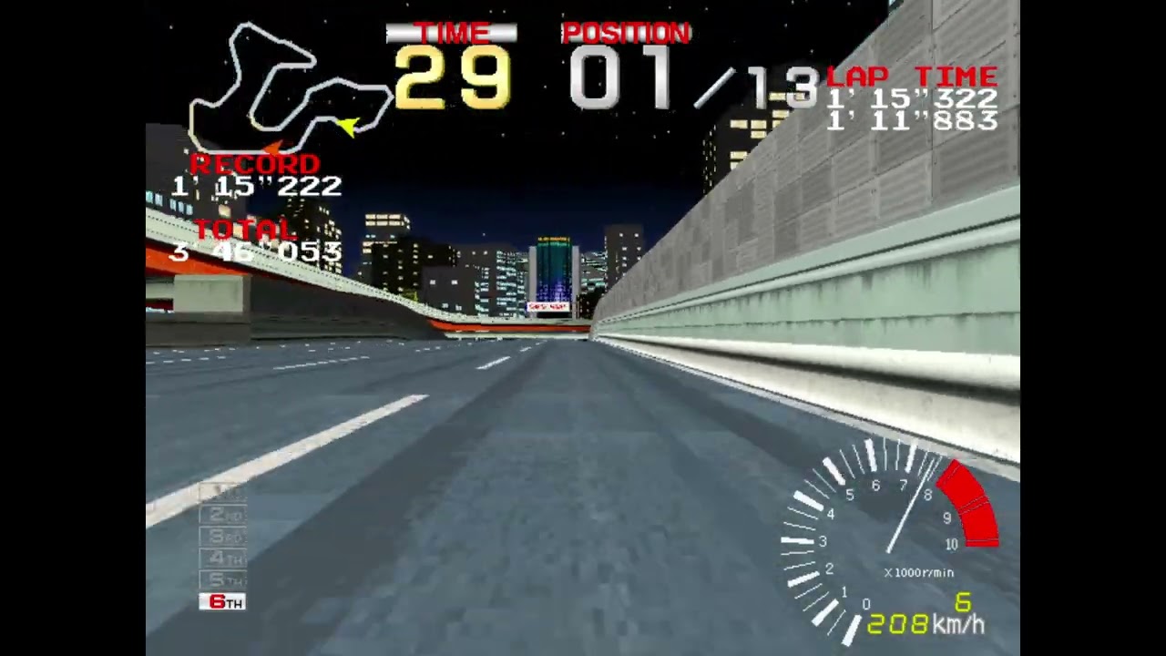 Ridge Racer (Arcade), Advanced (3'46