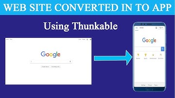 Web-Site-Into-App||Using Thunkable ||2018