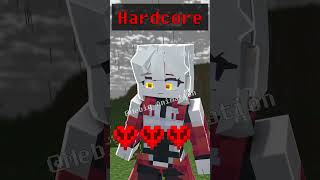 Minecraft Survival VS Hardcore | Minecraft Animation