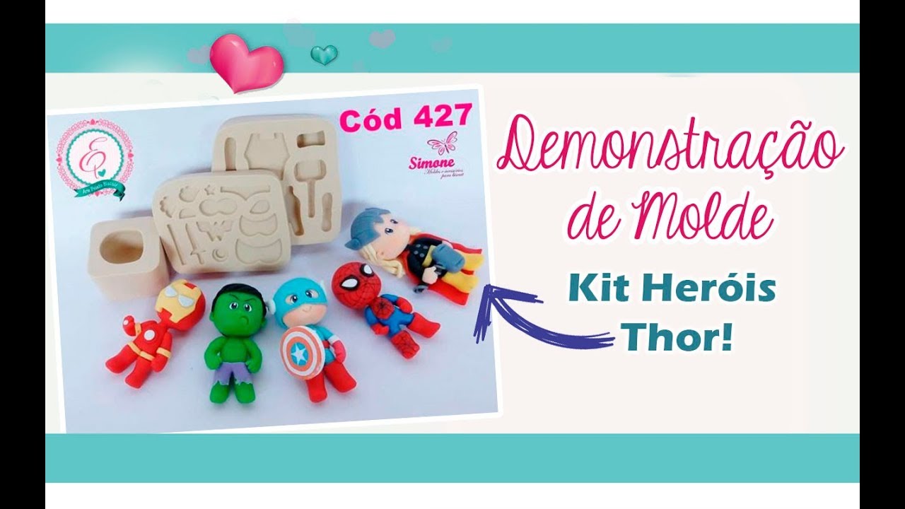 Thor - Demostração Molde kit Heróis cód 427