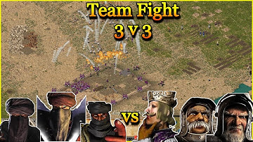 WOLF, MARSHALL & PHILLIP vs WAZIR, NIZAR & CALIPH | STRONGHOLD CRUSADER FIGHT