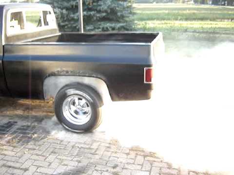 1973 chevy C10 454 Rat Rod Burnout