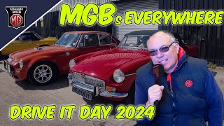 MGBs everywhere for Drive It Day at the Classic Car Hub