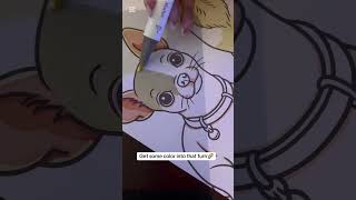 Color my dog’s with me🐾❤️✨//Coloring Videos #satisfyingcoloring #coloringbook #asmr