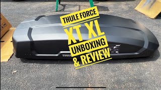 Thule Force XTXL Unboxing, Install, and Review (1st trip feedback in description)