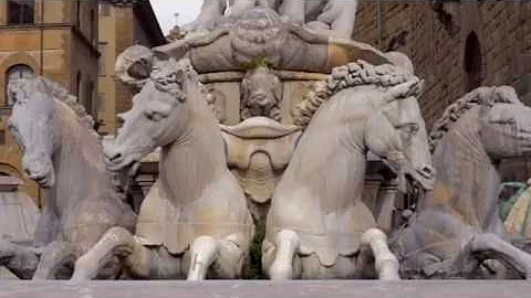 Fountain of Neptune in Florence