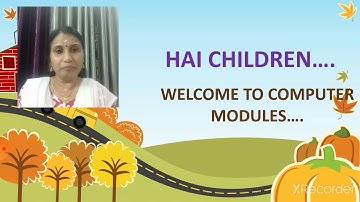 Class-3 Computer chap 9 Beginning LOGO module 1