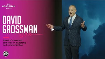 David Grossman Leadership Keynote Speaker Reel