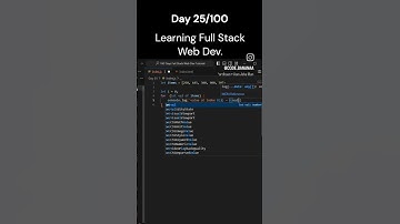 Day 25 of 100 Days Coding Journey 🧑‍💻 #100daysofcoding #coding #vscode  #codingdays  #javascript