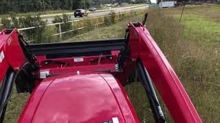 5 Foot Cutter on a Mahindra 26 Horse Power Tractor