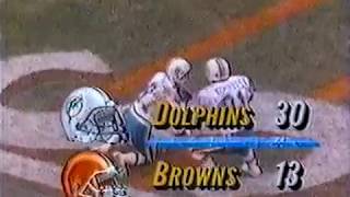 1990 Wk 12 Miami at Cleveland Highlights