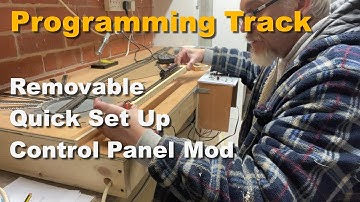 N Gauge Railway - Removable Programming Track c/w DPDT Switch