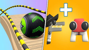 Going Balls VS Merge Alphabet: Lore Run | All Level Gameplay NEW UPDATE ( IOS/Android )