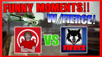 CSGO 1v1 FUNNY MOMENTS Ep.1 w/Fierce