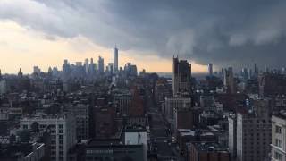 Thunderstorm Time Lapse - Downtown Manhattan