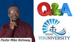 Answering your Bible Questions Live - WOW YOUNIVERSITY
Answering your Bible Questions Live - WOW YOUNIVERSITY
Join Pastor Mike Holloway as he teaches from the Scriptures to answer your Bible questions.
Pastor Mike Holloway
Walking On Water Bible Church
31133 Hiveley Ave
Westland MI 48186
To Support:
Giving Link:
CashApp: Walkingonwater316 Answering your Bible Questions Live - WOW YOUNIVERSITY