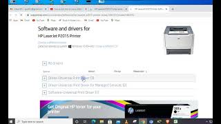 how to download and install hp laserjet P2015n drivers screenshot 1