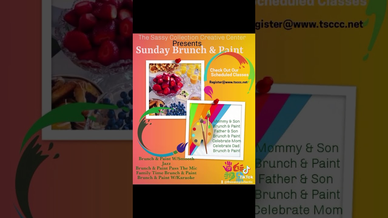 Paint Classes. @ The Sassy Collection Creative Center