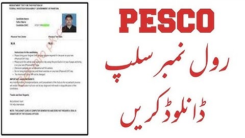 Pesco Roll No Slip 2022