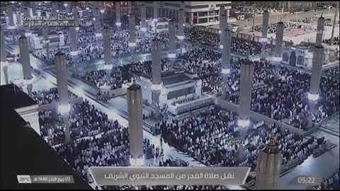 صلاة الفجر من الحرم النبوي 2 ربيع أخر 1446 للشيخ أحمد طالب حميد خواتيم سورة الأحزاب