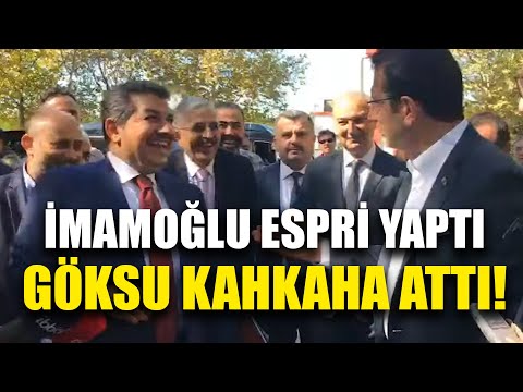 Ekrem İmamoğlu espri yaptı, Tevfik Göksu kahkaha attı!