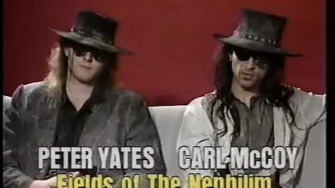 120 X-Ray on Fields of the Nephilim & Blue Water on MTV 120 Minutes with Kevin Seal (1988.03.13)