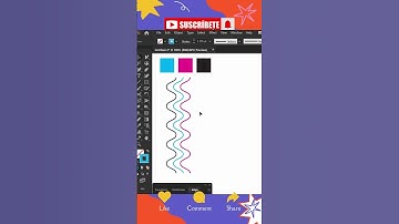 Line Blend Gradient in Adobe illustrator  #adobeillustrators #shorts #ai #graphics #gradient #fypシ
