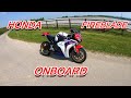  2010 honda cbr1000rr  fireblade onboard 