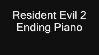 Resident evil 2 ending piano