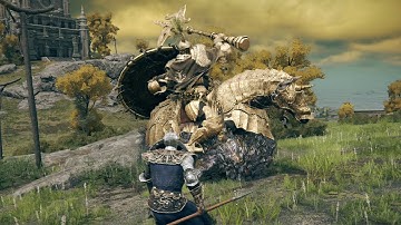 Elden Ring - Tree Sentinel Boss Fight (4K)