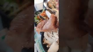 대패삼겹살 양파와 참기름장#shorts