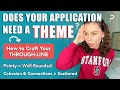 DO COLLEGE APPS NEED A THEME/SPIKE/THROUGH-LINE? - how to craft one as a "well-rounded" student