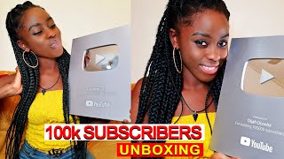 Jinsi nilivyopokea TUZO | 100k Subscribers | Silver play button unboxing