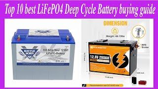 ✅Top 10 best LiFePO4 Deep Cycle Battery buying guide