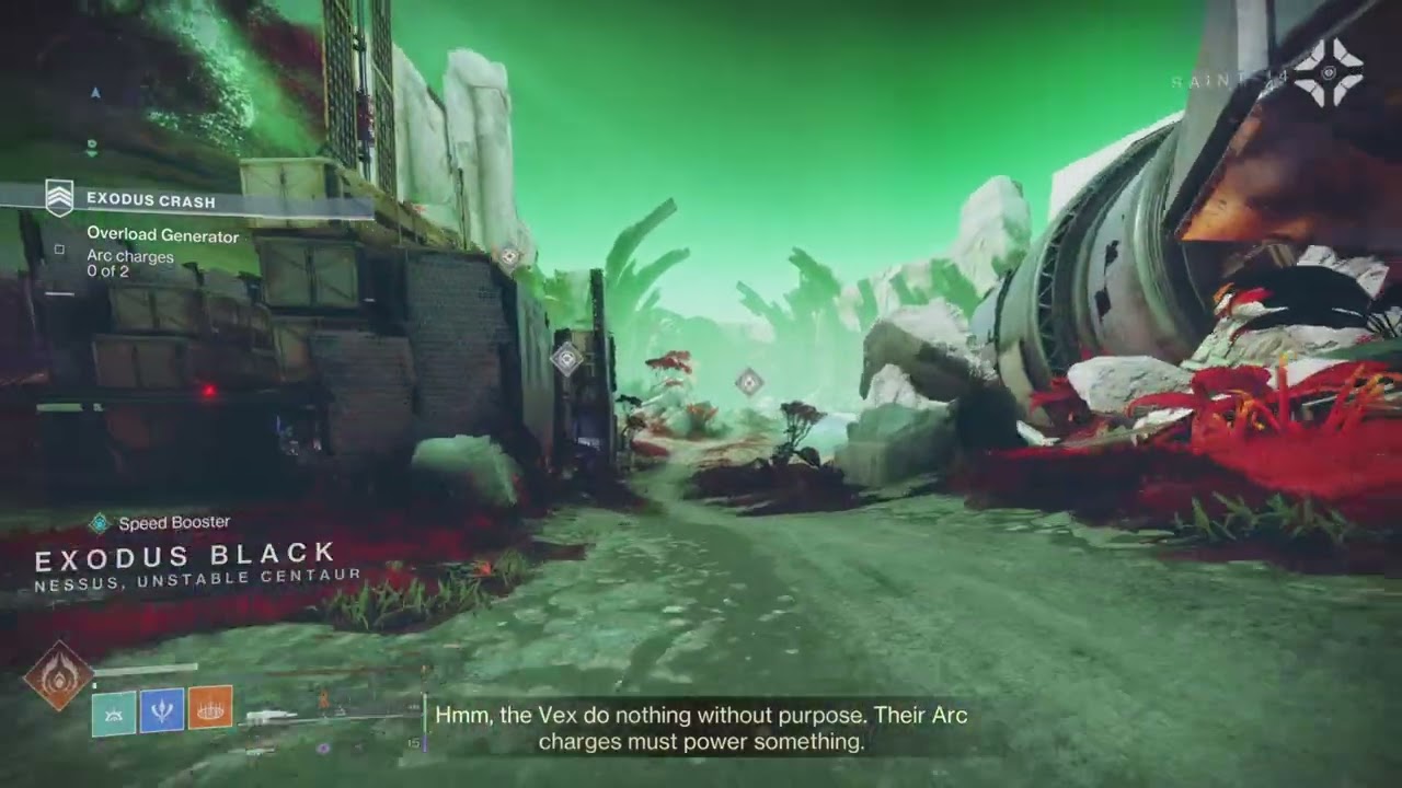 Exodus Crash | Overload Generator: "The Vex Do Nothing Without Purpose" | Echoes