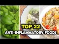 Anti inflammatory food list  top 22 antiinflammatory foods