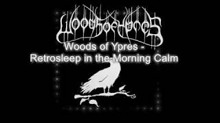 Video thumbnail of "Woods of Ypres - Retrosleep in the Morning Calm lyrics on screen"