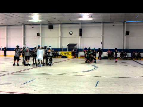 Brawlin' Broads vs. Shoreline Roller Derby 1