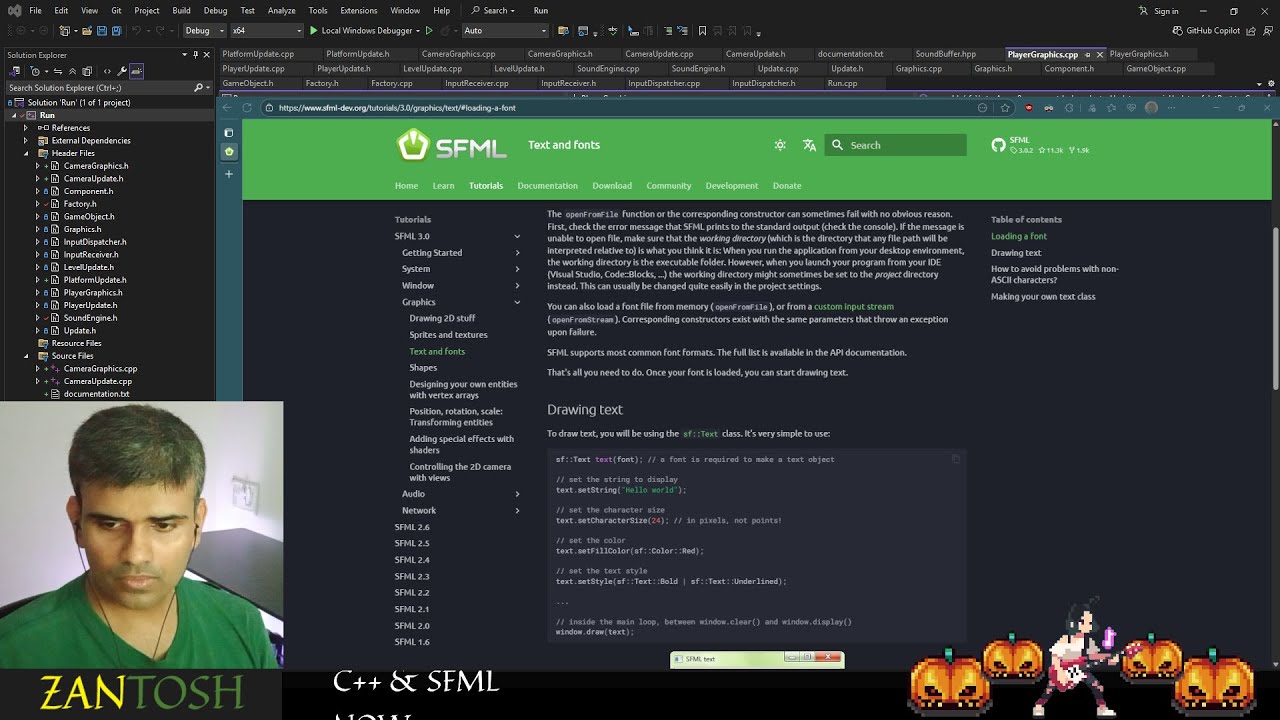 3 - Learning Game Dev: C++ and SFML - YouTube
