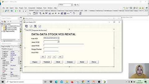 Hasil Pembuatan (Object Oriented Programming) dengan Delphi Membuat Form Master dan Transaksi