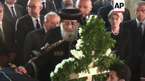 Funeral service for Boutros-Ghali
