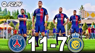 PS5 l FC 24 VOLTA - RONALDO , MESSI , MBAPPE , NEYMAR , GK HAALAND , ALL STARS | PSG VS AL NASSR