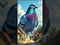 The Giant Pigeon That Shook the Village #ai #hen #pigeon #shorts