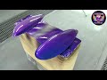 ヘッドライトカバーの作り方 & カスタムペイント・キャンディー塗装より凄い色カメレオンカラー(マジョーラ塗装)!