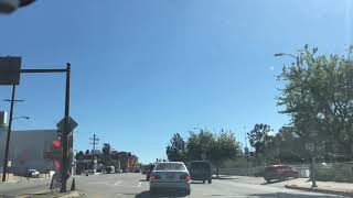 Driving along Colorado Boulevard (Eagle Rock)