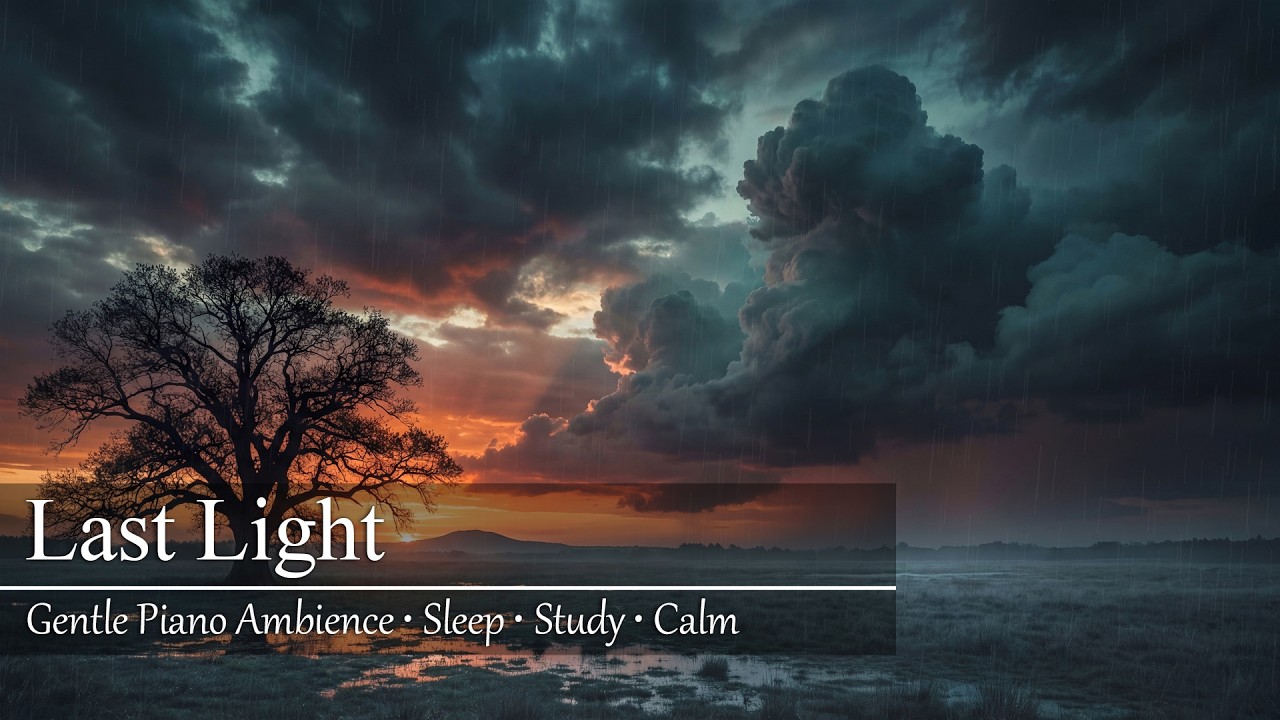 At the Edge of the Last Light🌑Deep Sleep Relaxing Piano Music for Insomnia, Study, Meditation & Calm