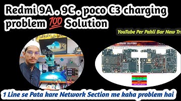 Redmi 9A. 9C. Poco C3 charging problem 💯 Solution