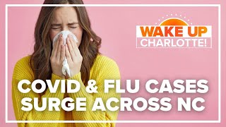 Health experts worried about rising flu, COVID cases across NC